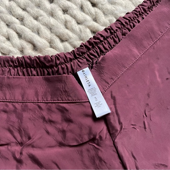 Burgundy Atheleta Calm Cool Shorts  | X-Large - Picture 4 of 8